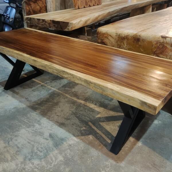 Iron Leg Dining Table