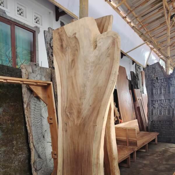Papan Kayu Alami 260 x 90 x 8 cm