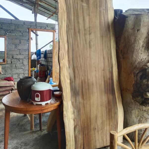 Papan Kayu Alami 280 x 80 x 10 cm