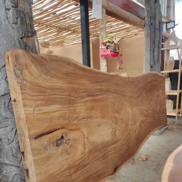 Papan Kayu Alami 410 x 152 x 14 cm