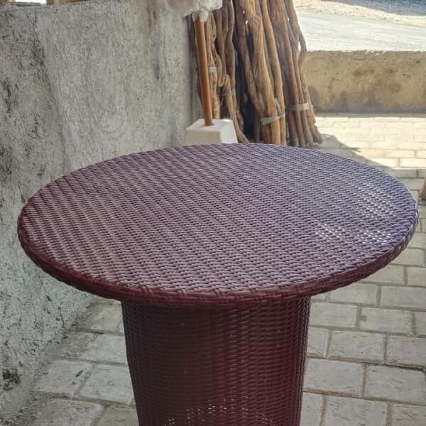Synthetic Rattan Table